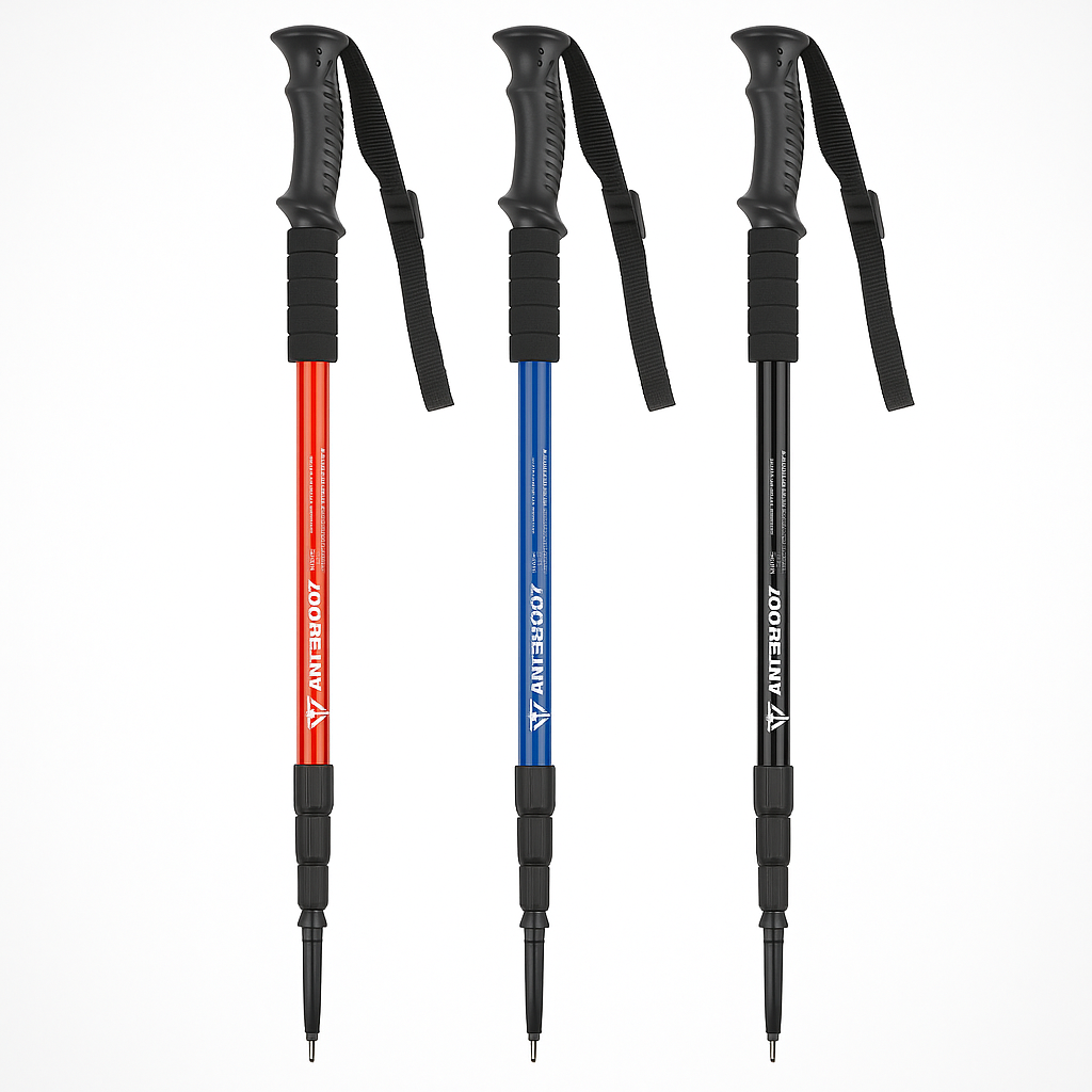 Multifunctional retractable trekking poles (shockproof design) - multi-color optional