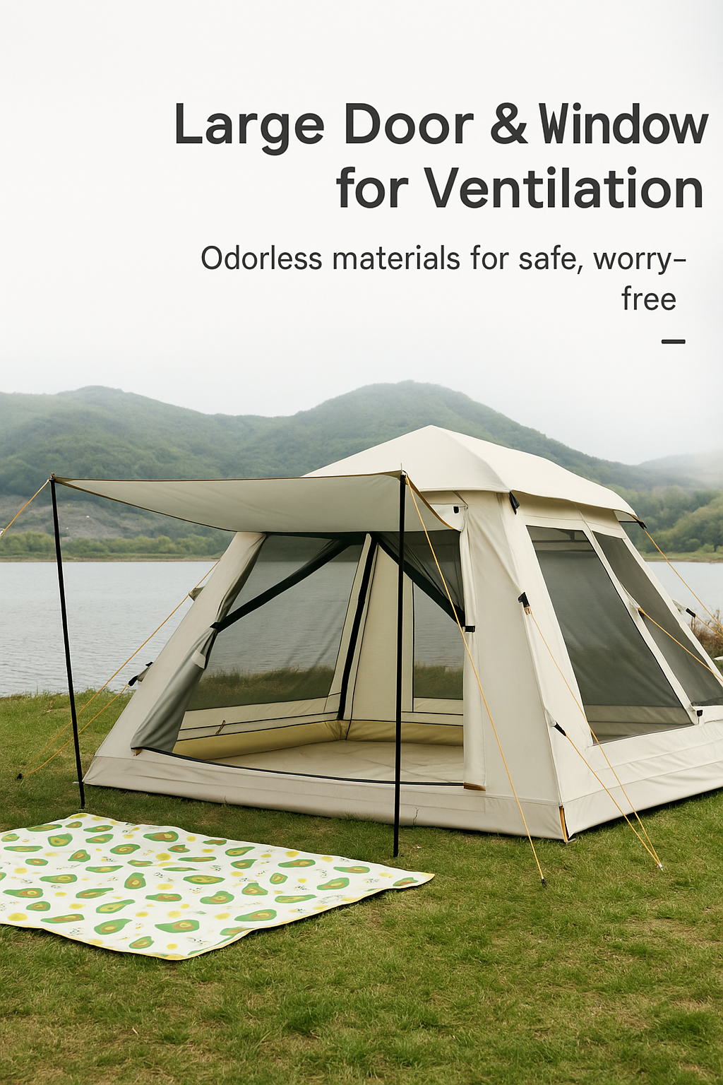 Yunye·Wilderness Fortress" outdoor automatic quick-opening tent